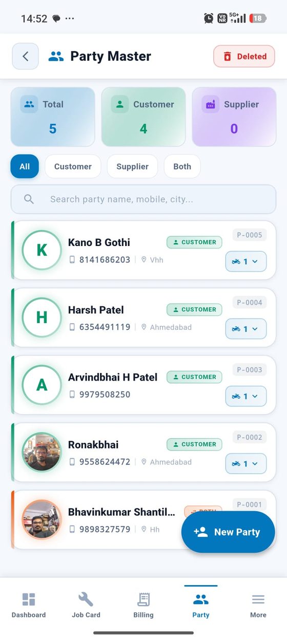 Party Ledger